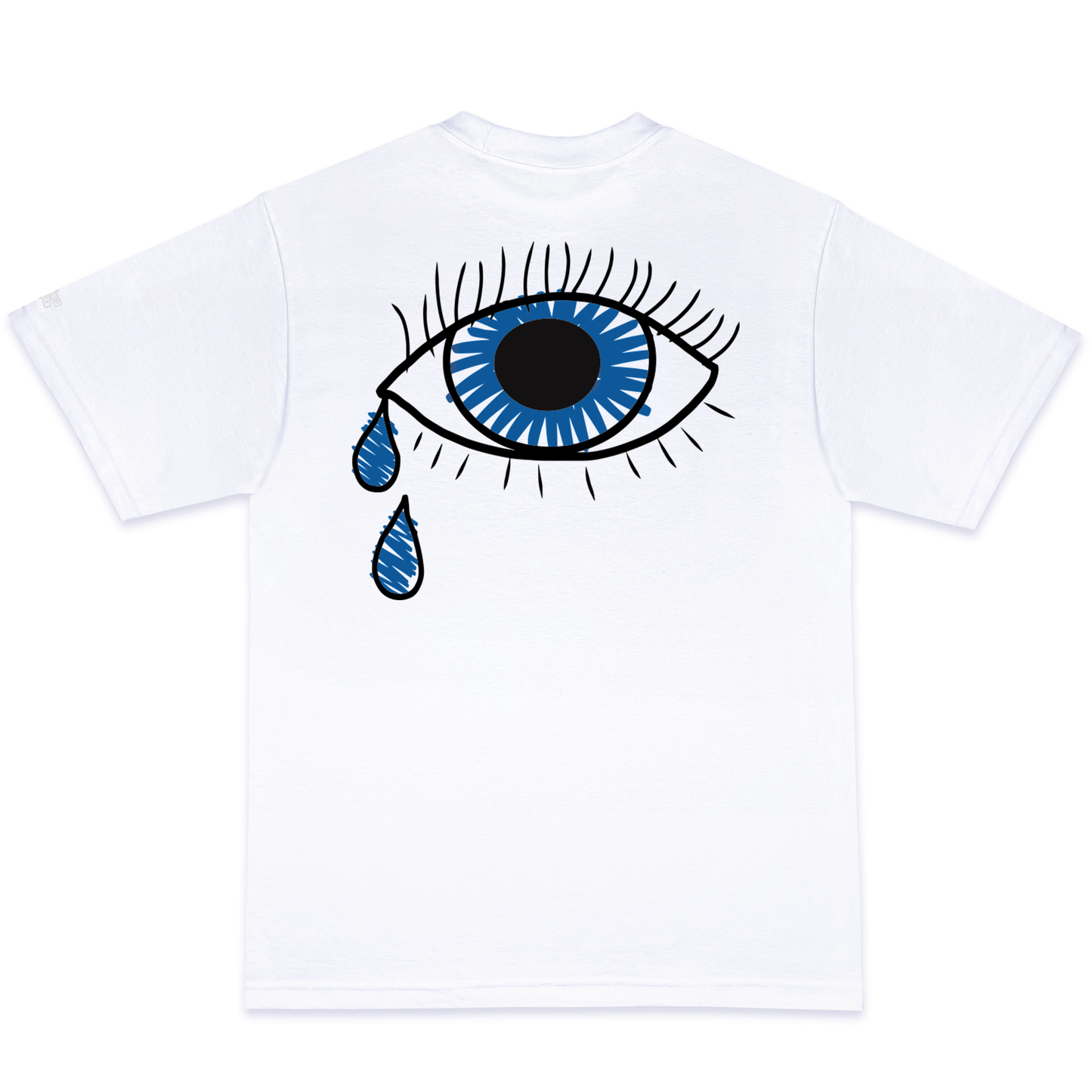 Cry a Little More - White Tee