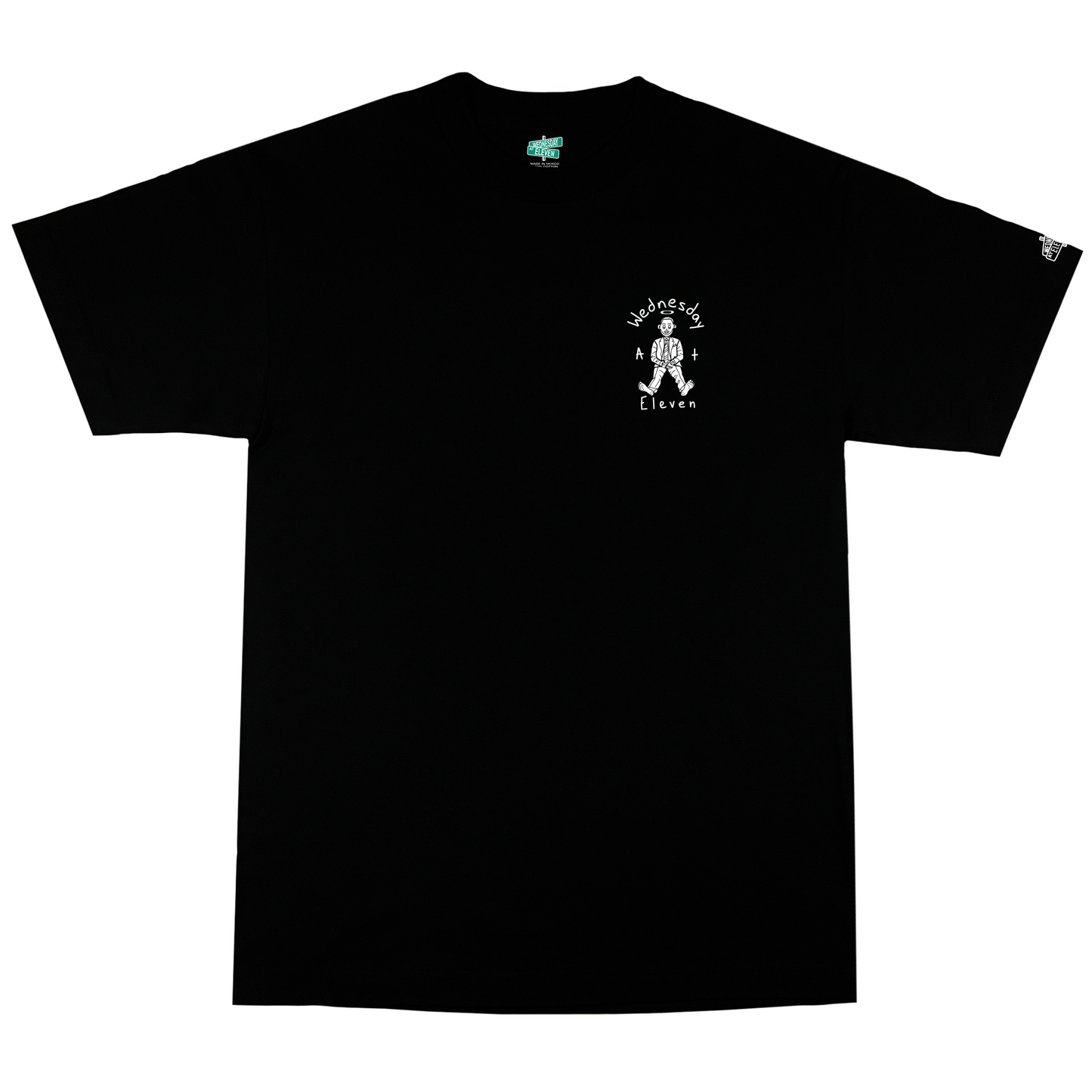 Swimming (WHITE) - Black Tee