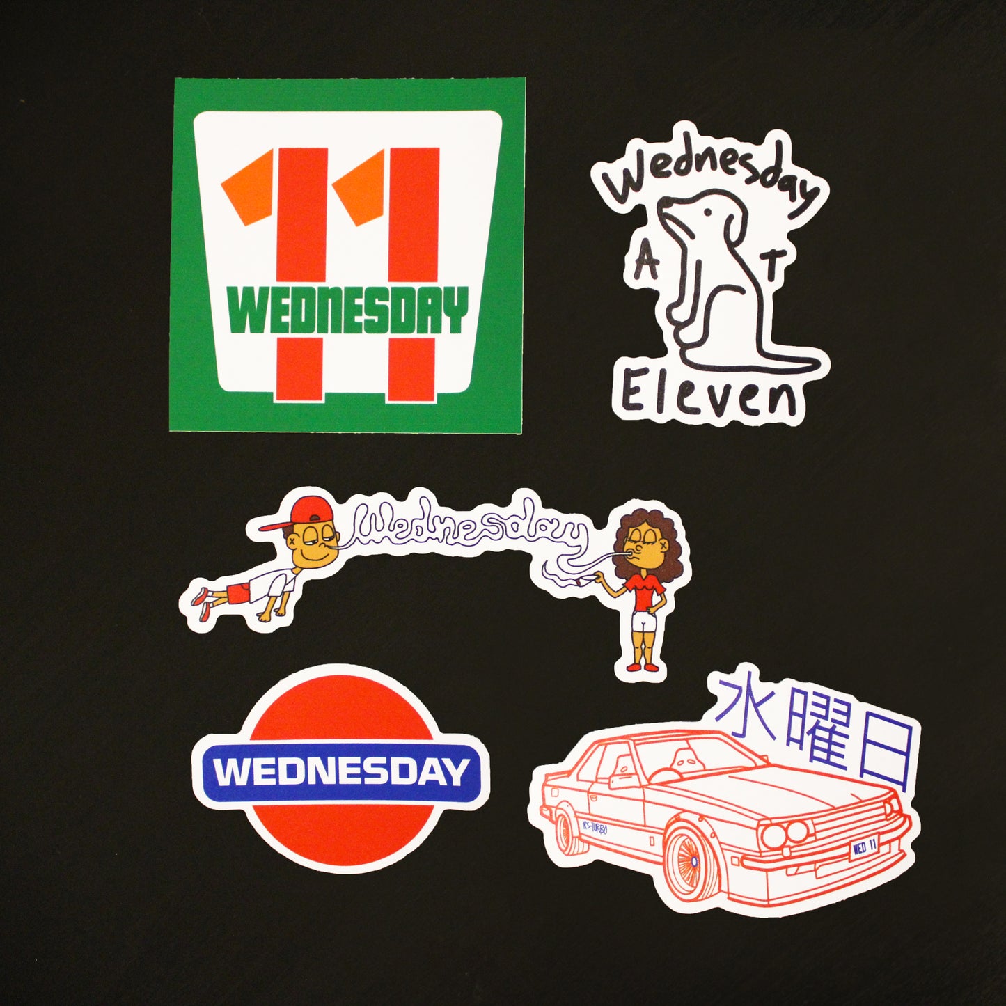 Sticker Pack - 5 Stickers