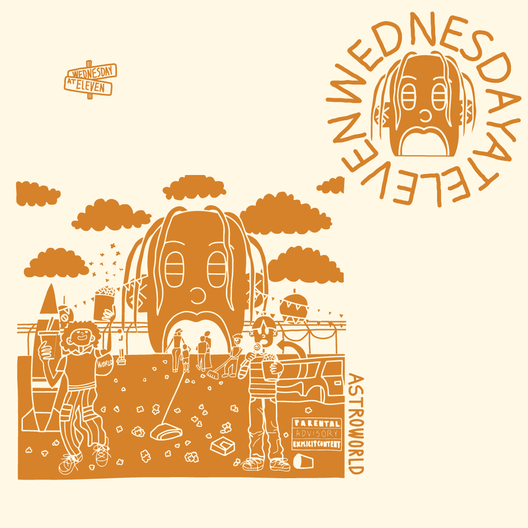 ASTROWORLD - Cream Tee