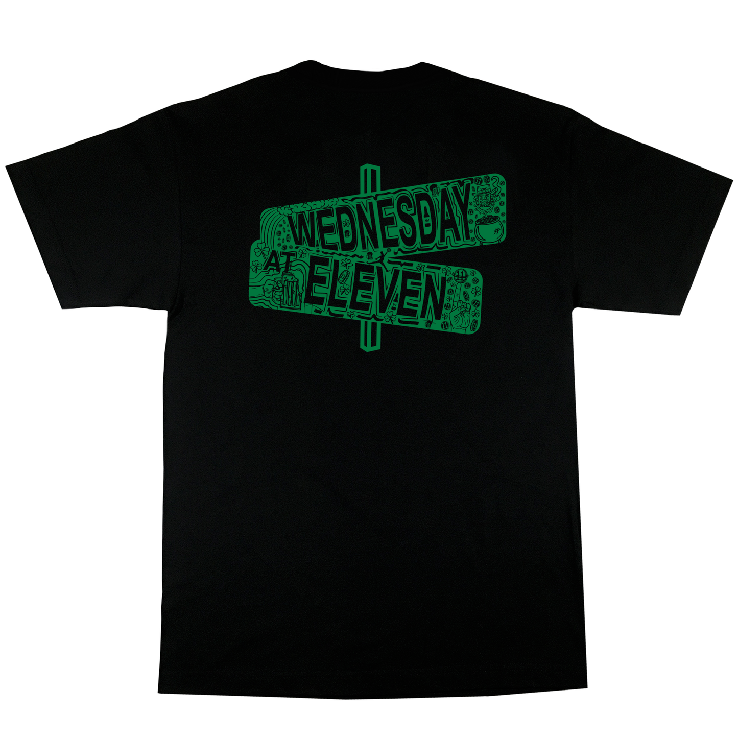 St Patrick's Day Logo - Black Tee