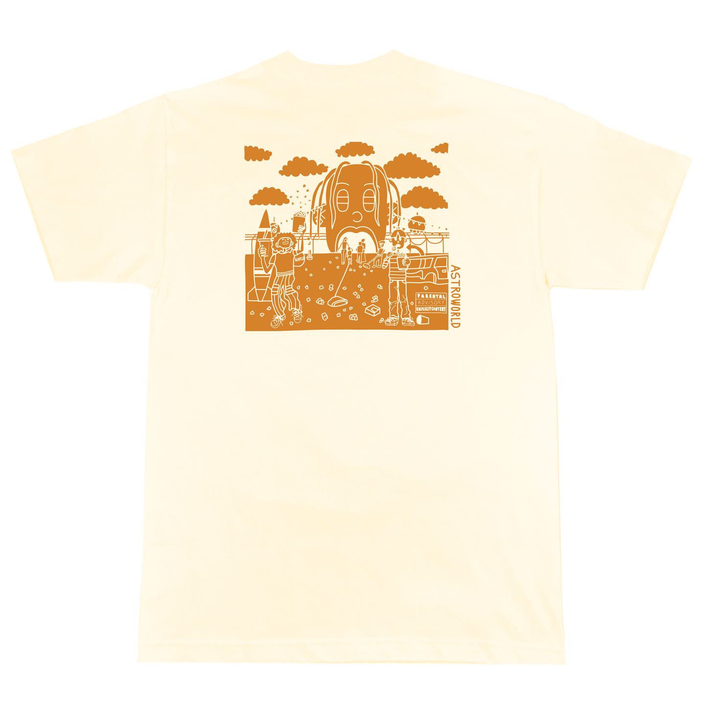 ASTROWORLD - Cream Tee