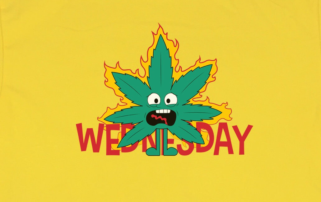 Ganja Man Tee - Yellow