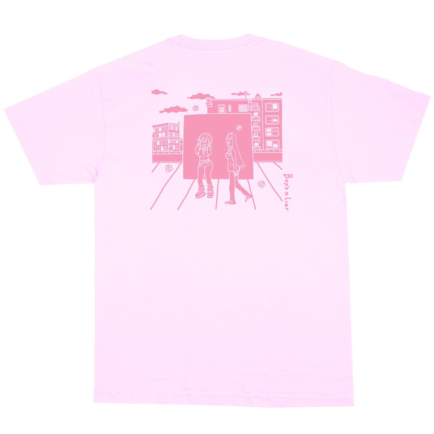Boy's a Liar - Pink Tee