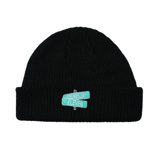 Logo - Black Fisherman Beanie