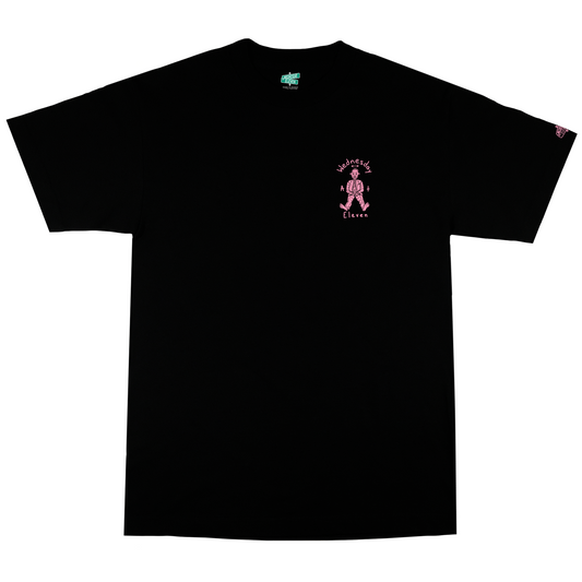 Swimming (PINK) - Black Tee