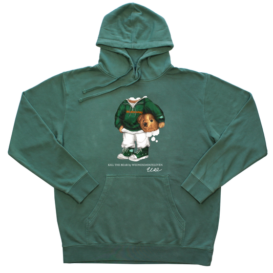 Wolo Bear - Pigment Alpine Green Hoodie